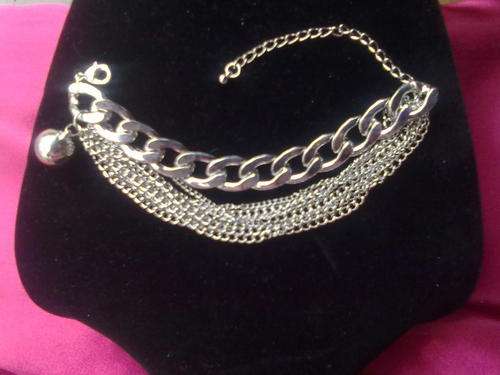 ***LAST ONE***GEORGEOUS SILVER ELECTROPLATED CHAINS BRACELET