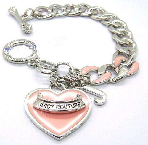 STUNNING SILVER PINK JUICY BRACELET