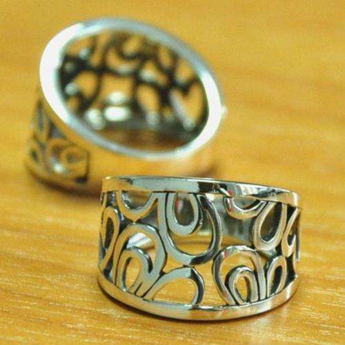 Gorgeous Solid 925 Sterling Silver Ring # 7