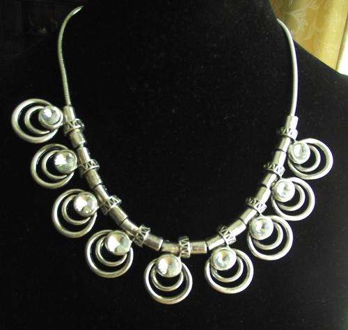 Gorgeous Tibet Style Circles & Crystals Necklace