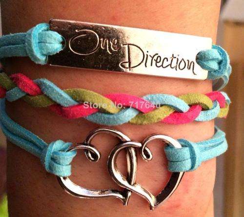 One Direction Turquise Leather Bracelet