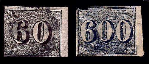 VERY LATE LISTING  - BRAZIL -1850 VERY HIGH VALUE - IMPERFS