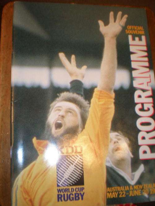 1987 World Cup Programme - Prelim Rounds