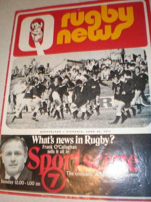 1971 South Africa v Queensland @ Ballymore ***Rare Programme***