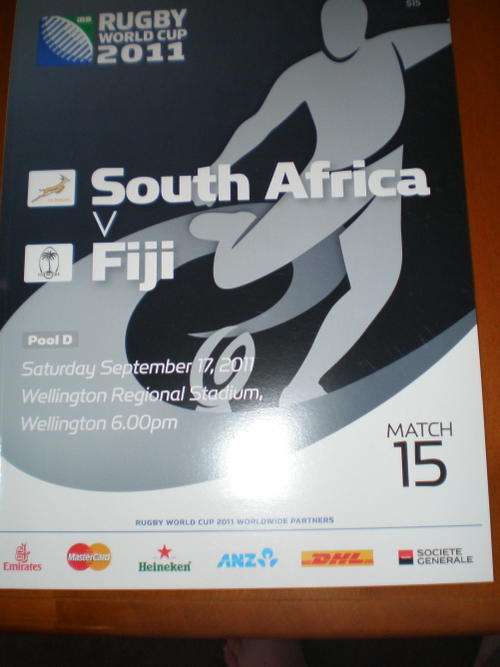 2011 South AFrica v Fiji @ Wellington (World Cup)