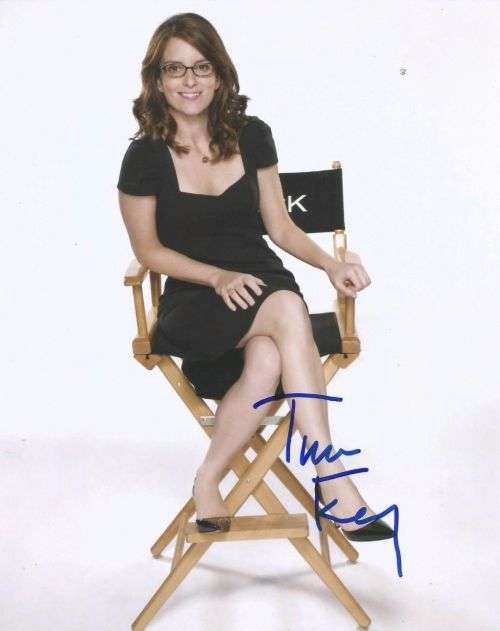 TINA FEY !! Authentic HAND signed Photo ***RARE*** AUTOGRAPH For the Die Hard Fan -BID NOW