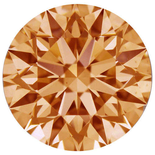 STUNNING 1.03 CARAT 6.74MM CLASSIC ORANGE COLOUR EYE CLEAN AND SPARKLY MOISSANITE