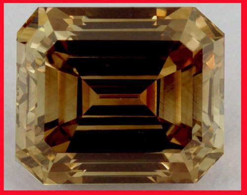 STUNNING 1.04 CARAT 5.80X4.96MM CLASSIC BROWN COLOUR VVS1 CLEAN AND SPARKLY MOISSANITE