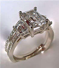Radiant Beauty -  D / VVS1 2.94CT Radiant 14kt W/Gold Diamond ring On SALE now ERV R59000