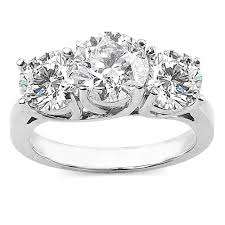 H-I/ VS1-VS2 1.00CT Brilliant Round VG cut Solid 14kt White Gold GENUINE Moissanite ring
