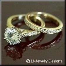 D-F VS1 2.69CT 14kt W/Gold FOREVER BRILLIANT MOISSANITE On SALE now