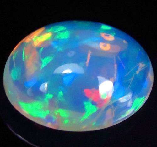 *WELO!* CERTIFIED 3.93 CARAT NATURAL UNHEATED PLAY OF COLORS OPAL *IF* HIGH VALUE!