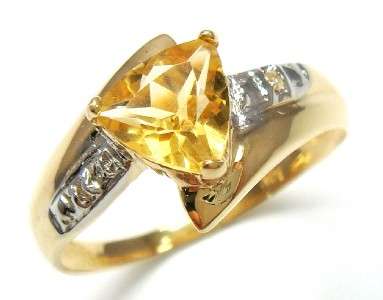 **R10 900.00** SOLID 10KT GOLD 1.24ct DIAMOND & CITRINE RING DONT MISS!!