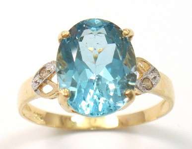 **R15 000.00** SOLID 10KT GOLD 3.22ct DIAMOND & TOPAZ RING AAA GRADE!! SUPERB!!