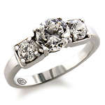 STUNNING 1.3CT 14KT GOLD OVERLAY ANNIVERSARY RING SIZE 7 NO RESERVE AUCTION!!