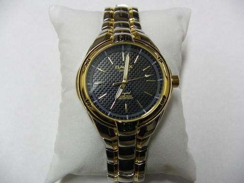 OMAX DBA245 Silver and Gold with Black Dial Brand New Watch