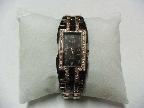 OMAX JHS432 Gun Smoke and Rose Gold with Black Dial Brand New Watch