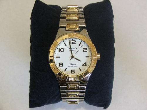 ***VERY BEAUTIFUL!!!***SILVER AND GOLD WATCH FROM THE OMAX COLLECTION!!