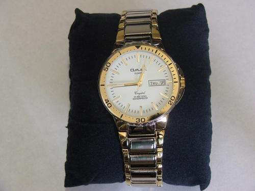 ***GORGEOUS!!!***SILVER AND GOLD WATCH FROM THE OMAX COLLECTION!!!