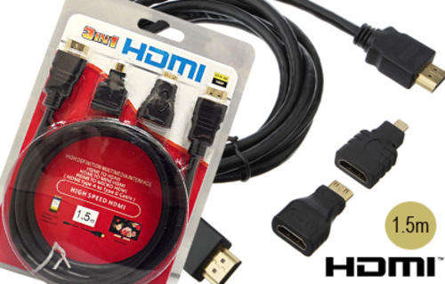 3M HDMI CABLE 3IN1