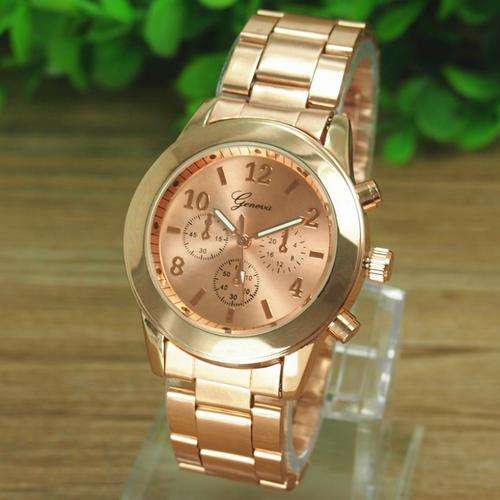 Geneva Unisex Stainless Steel Quartz Wrist Watch - 3 Styles To Choose From!!!