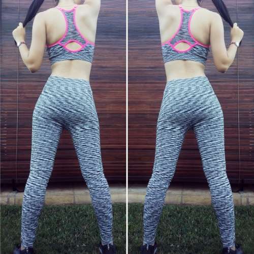 Vicky X-back Padded Sports Gym Active Bra S-XXXL