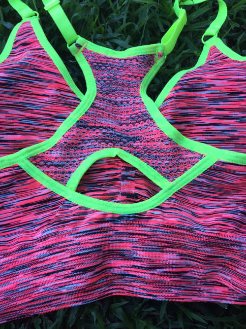 Vicky X-back Padded Sports Gym Active Bra S-XXXL