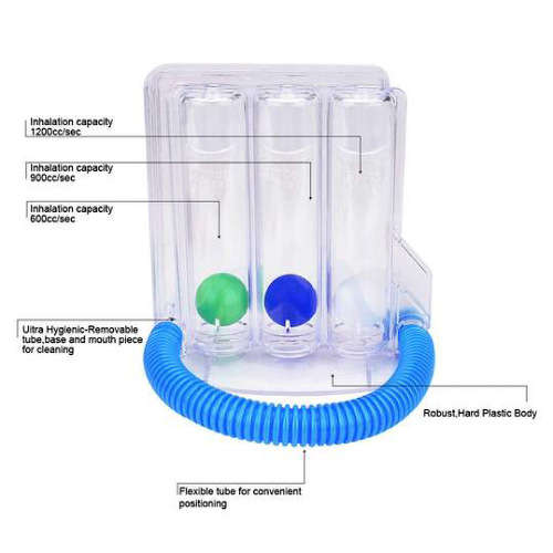 First Care Spirometer Deep Breath Exerciser