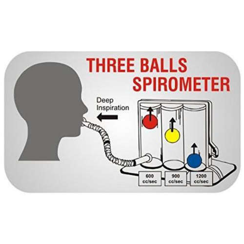First Care Spirometer Deep Breath Exerciser