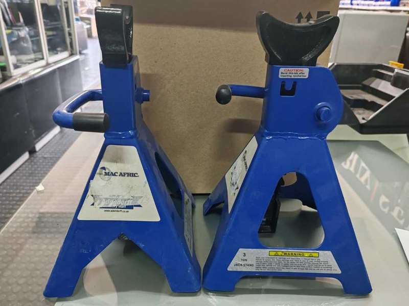 MAC AFRIC 3 TON HEAVY DUTY STEEL JACK STANDS (PAIR)