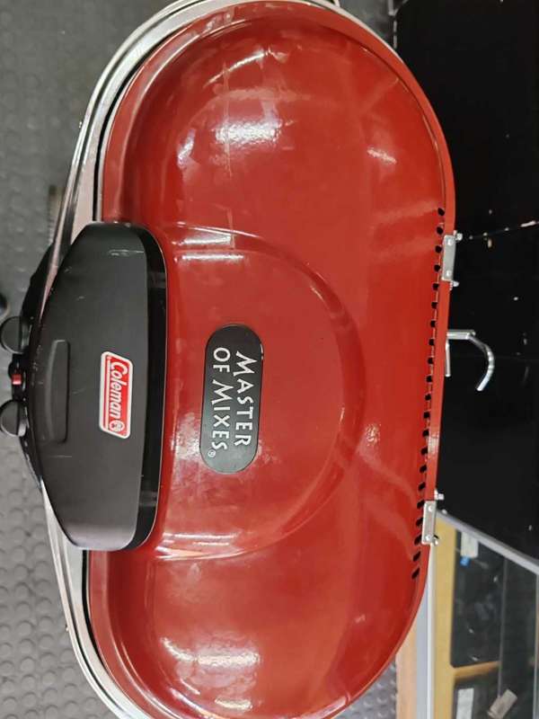 Coleman RoadTrip 9949A Series Portable Stand Up Propane Grill, Red