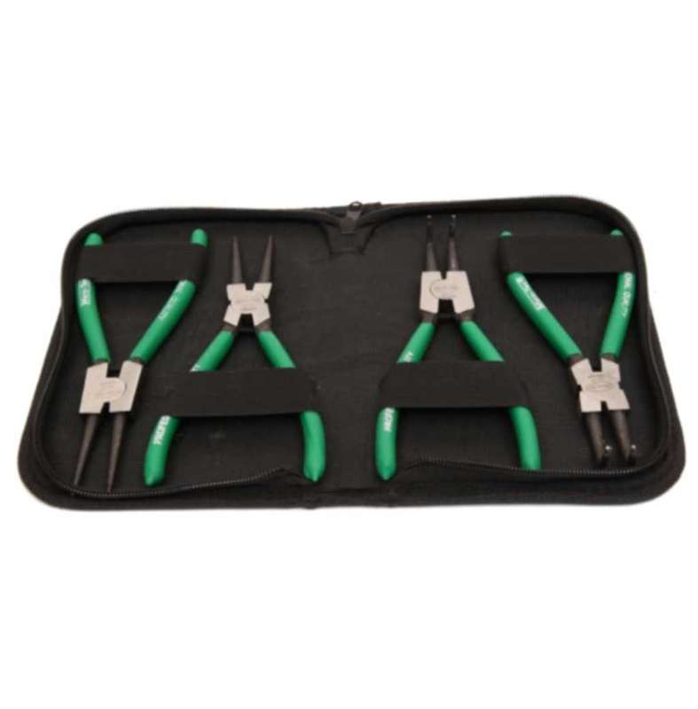 Micro-Tec Pliers Circlip 180Mm 4Pc-Pouch