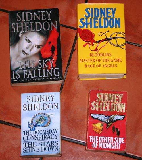 4X Sidney Sheldon Book Sale