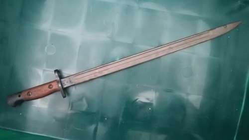 1907 Sanderson bayonet without scabbard