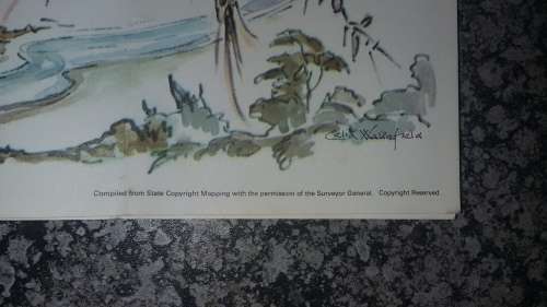 Tourist map of Rhodesia