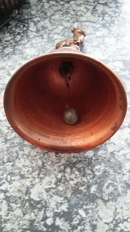 Springbok brass tea bell