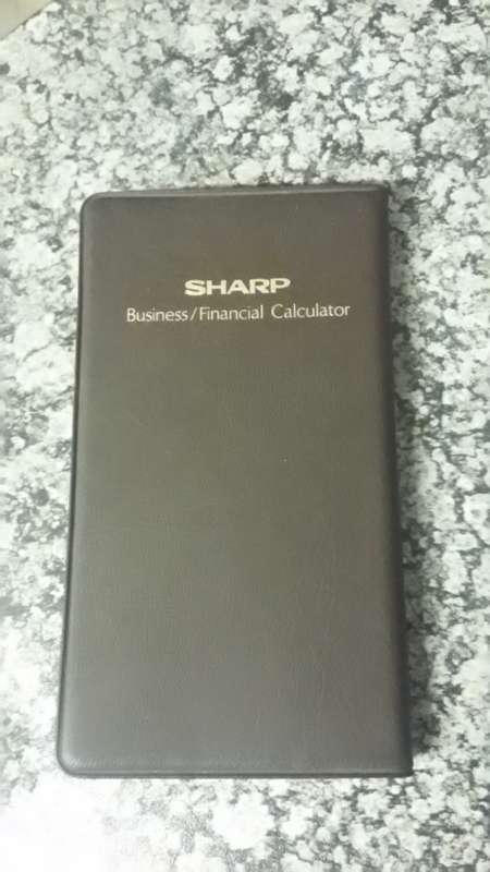 Sharp calculator and electronic organiser