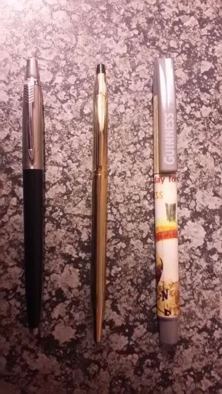 Parker pen,Guinness and Cross lookalike