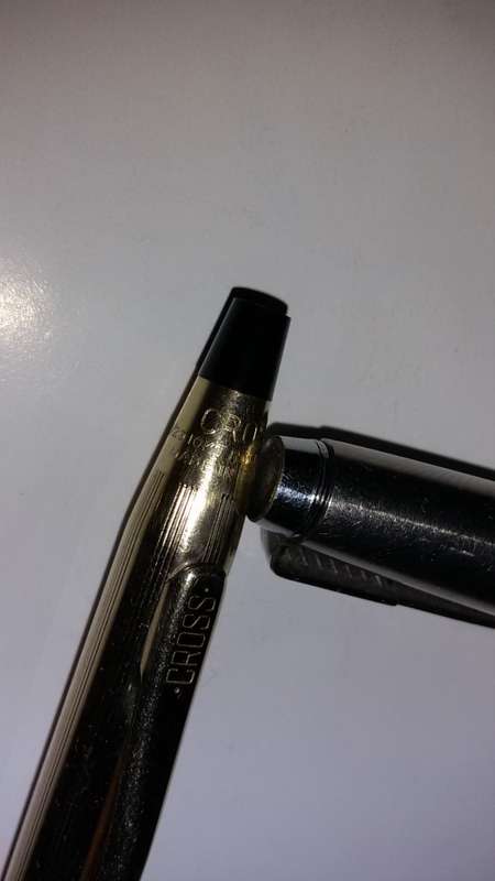 Cross and Parker pen