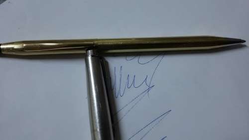 Cross and Parker pen