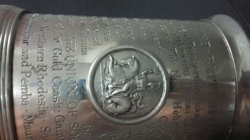 Umtali Brass,Wills Grove Ashtray,The Dominions And Colonies Of The British Empire Tankard