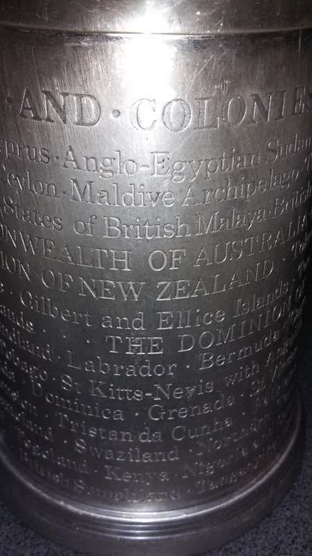 Umtali Brass,Wills Grove Ashtray,The Dominions And Colonies Of The British Empire Tankard