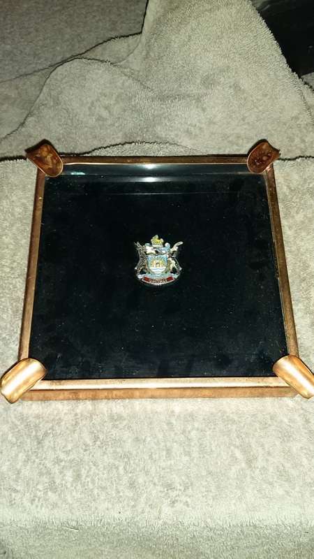 Umtali Brass,Wills Grove Ashtray,The Dominions And Colonies Of The British Empire Tankard