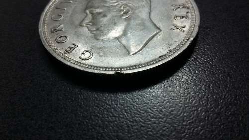 1952 George VI South African Silver 5 Shillings