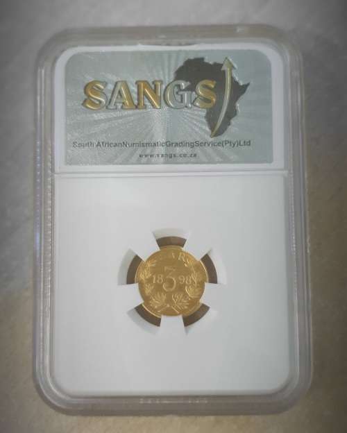 1898 ZAR 3Pence-Sammy marks replica