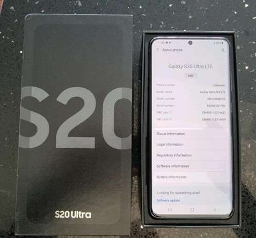 Samsung Galaxy S20 Ultra On Auction Now!!!