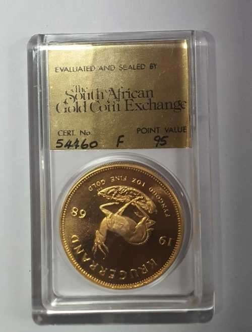 1968 Krugerrand Double Frosted 1oz Proof Gold SAGCE - Extremely RARE - Mintage Est: 500 - 1044