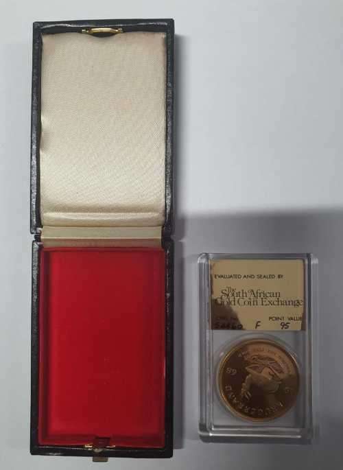 1968 Krugerrand Double Frosted 1oz Proof Gold SAGCE - Extremely RARE - Mintage Est: 500 - 1044