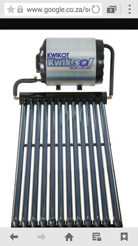 100lt kwikot high pressure solar system
