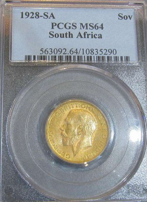 1928 Sovereign PCGS MS64 - Choice Unc !!!